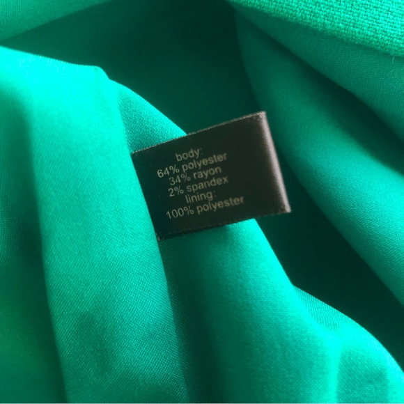 The Limited Women’s Size 4 Emerald Green Pencil Dress Skirt Back Zip Knee-High - Picture 7 of 16